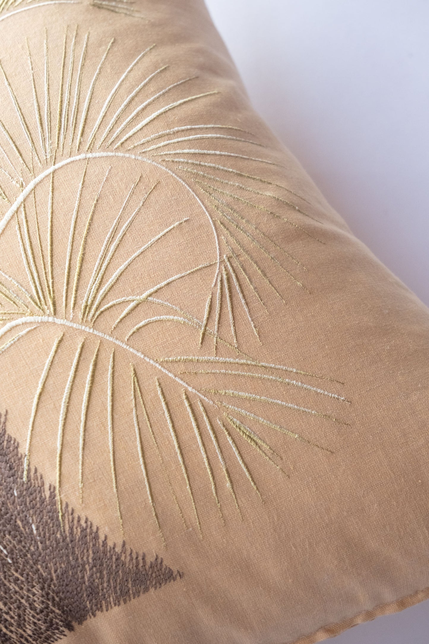 Parm tree / Linen Yellow