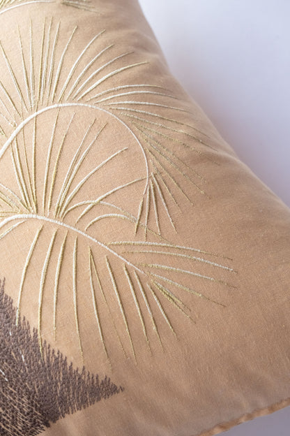 Parm tree / Linen Yellow