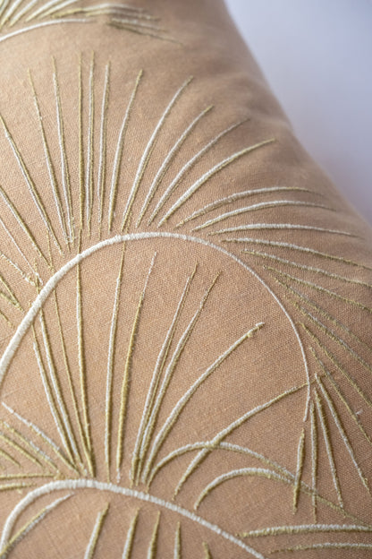 Parm tree / Linen Yellow